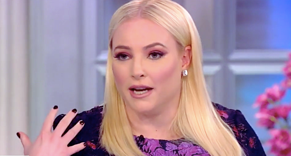 The View’s Meghan McCain plays victim after she gets called out for ignoring impeachment evidence