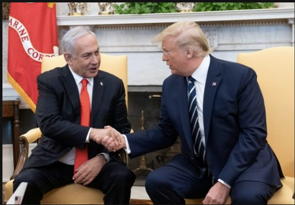 Trump insists Israeli-Palestinian plan has a 'chance'