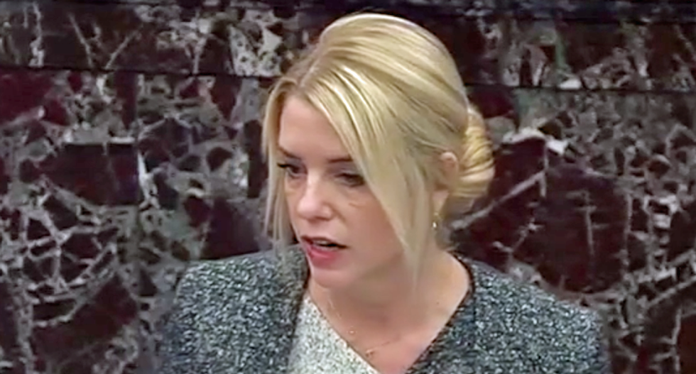 'Like watching someone get worked up over a dog show': Internet mocks 'corrupt' Pam Bondi trying to impeach the Bidens