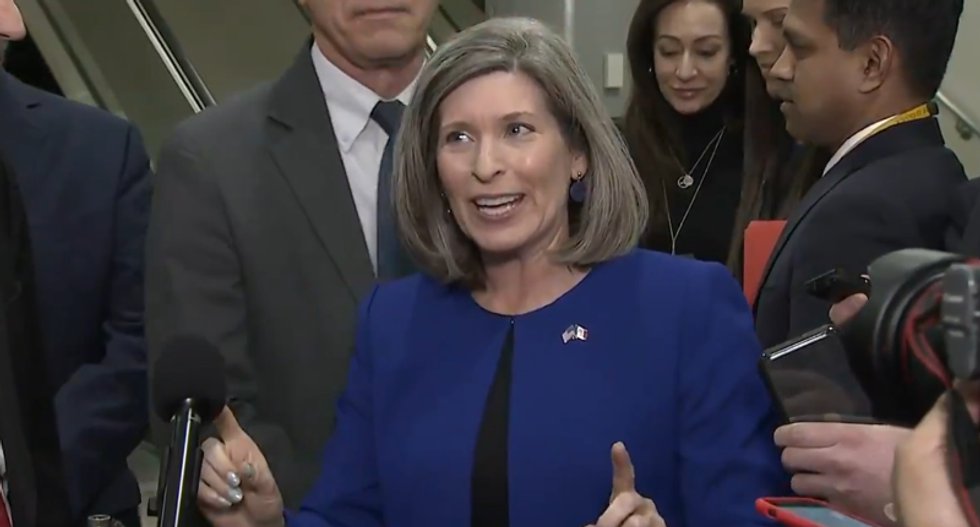 GOP senator admits she's hoping Trump's Ukraine scheme successfully sinks Biden
