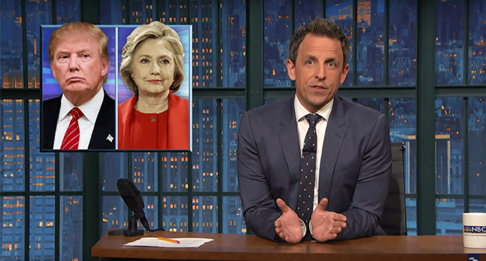 Seth Meyers: Racists love ‘not racist’ Trump — and there are enough racist voters to elect him
