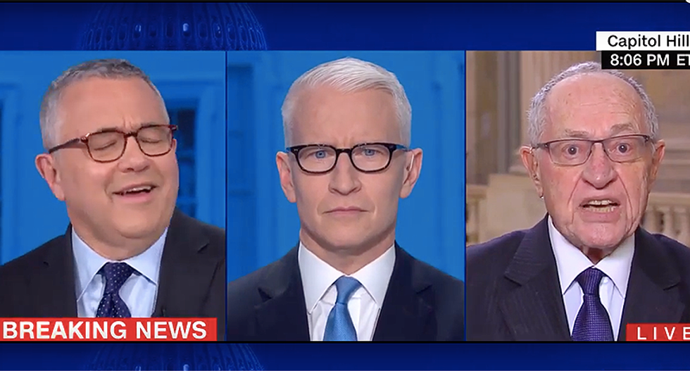 'You are wrong!' CNN's Jeffrey Toobin obliterates Alan Dershowitz for insisting presidents can abuse power