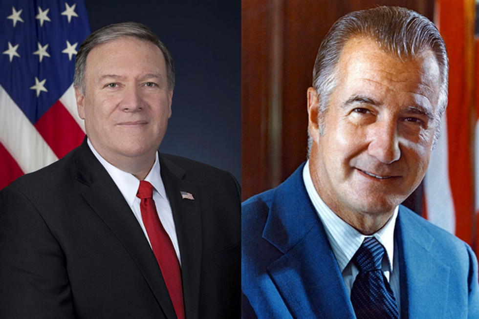 Mike Pompeo's behavior is straight out of Nixon VP's playbook: historians