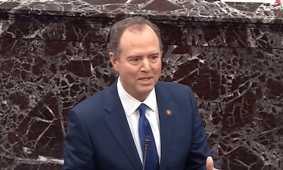 Lindsey Graham and Ted Cruz flop during impeachment trial as Adam Schiff swats down their attempted gotcha question