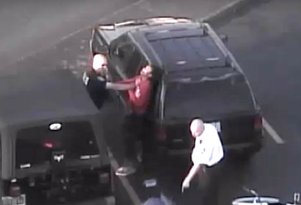 WATCH: White cop brutally beats black teen for riding bike -- then charges her with assault