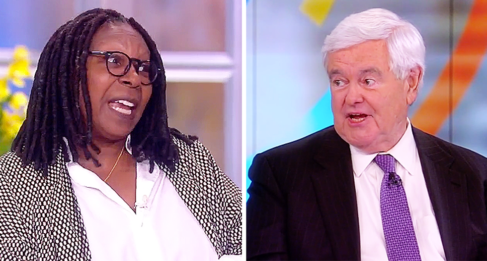 WATCH: Gingrich goes down in flames on The View after insisting Comey both lied and vindicated Trump