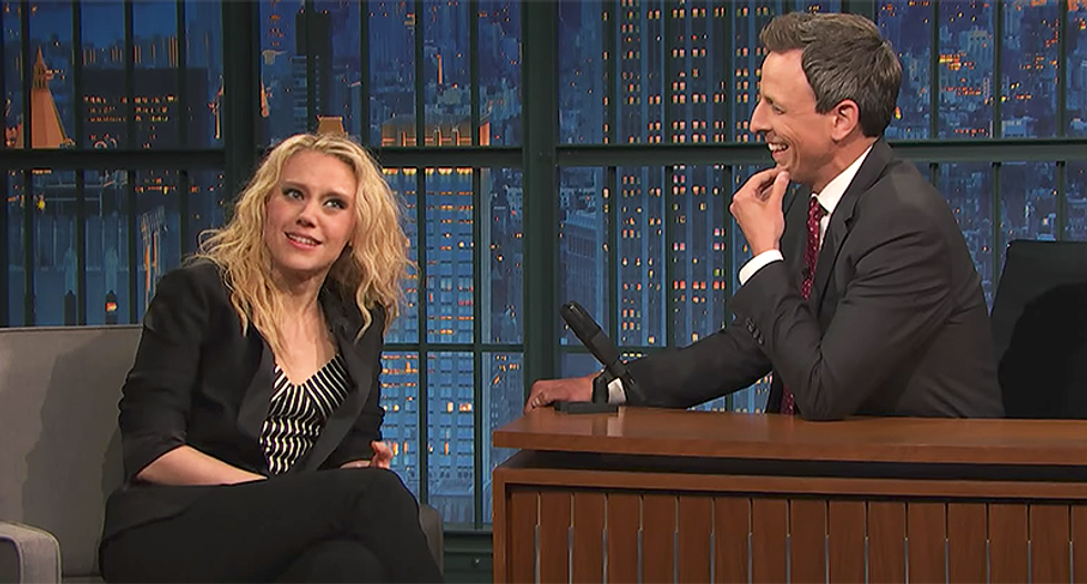 WATCH: SNL’s Kate McKinnon hilariously improvises a parody of Jeff Sessions testimony