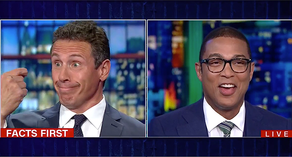 CNN's Chris Cuomo and Don Lemon laugh hysterically at Steve Cortes for making things up on air