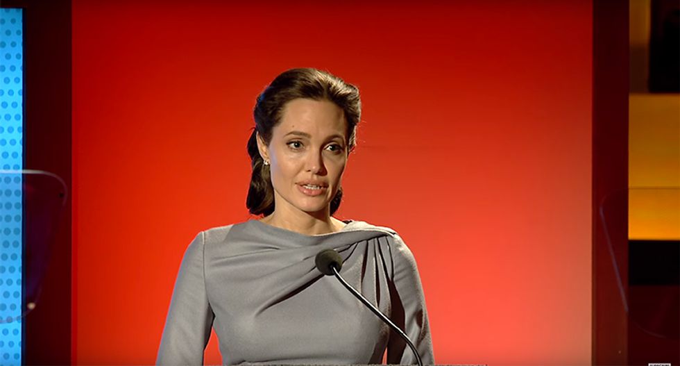 Angelina Jolie shames Trump for trashing American values with his xenophobia and racism