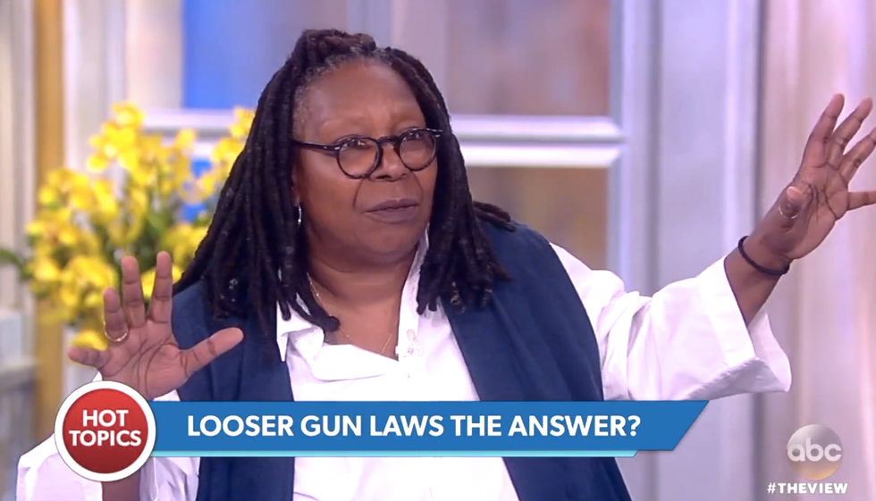 'That's not the answer': The View panel explodes over whether guns make us safer