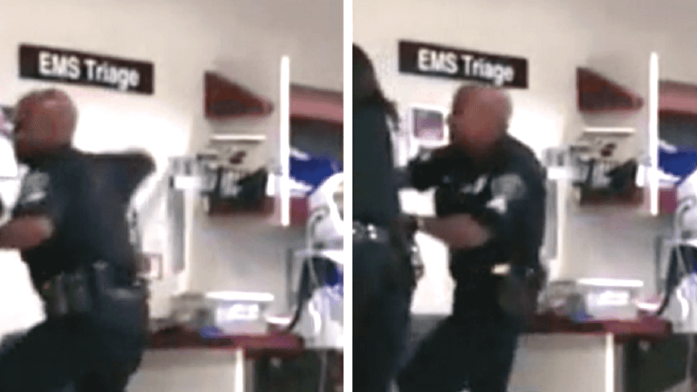 Disturbing video shows cop beating a naked mentally ill woman inside a Detroit hospital