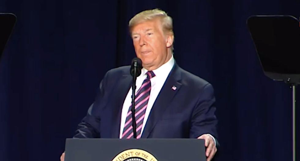 National Prayer Breakfast ripped for allowing Trump to rant at his critics: This is why people 'are leaving religion'