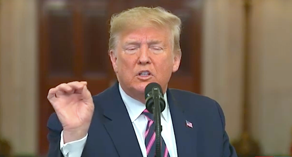 'Two words moron': Trump doused in mockery for boasting 'total acquittal' is the 'most gorgeous word'