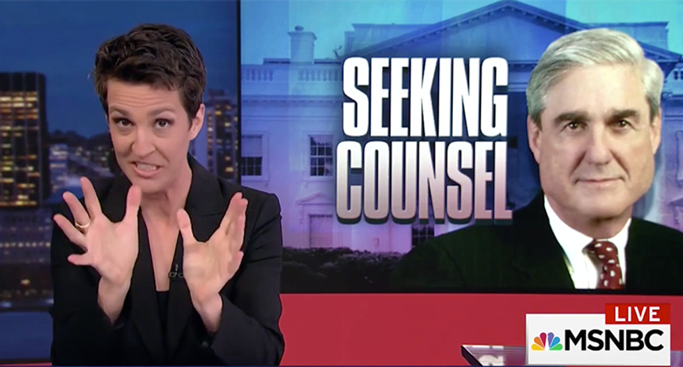 Maddow explains significance of Pence's lawyer choice: He has 'stuff to worry about'