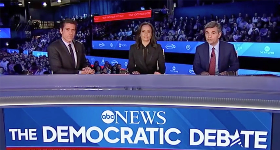 ABC News moderators blasted for hosting the ‘erase Warren debate’ as the men shout at each other