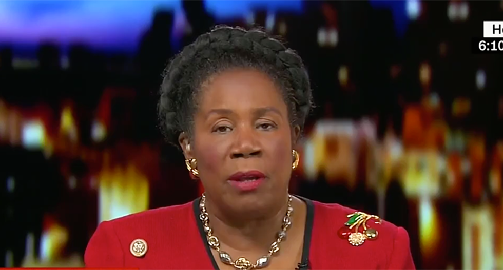 How a question from Rep. Sheila Jackson Lee led to a joke about Trump's son in the impeachment hearing