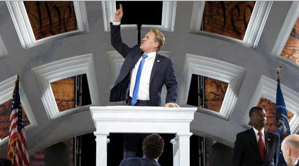 Trump-loving protesters who disrupted 'Julius Caesar' production angrily defend themselves online