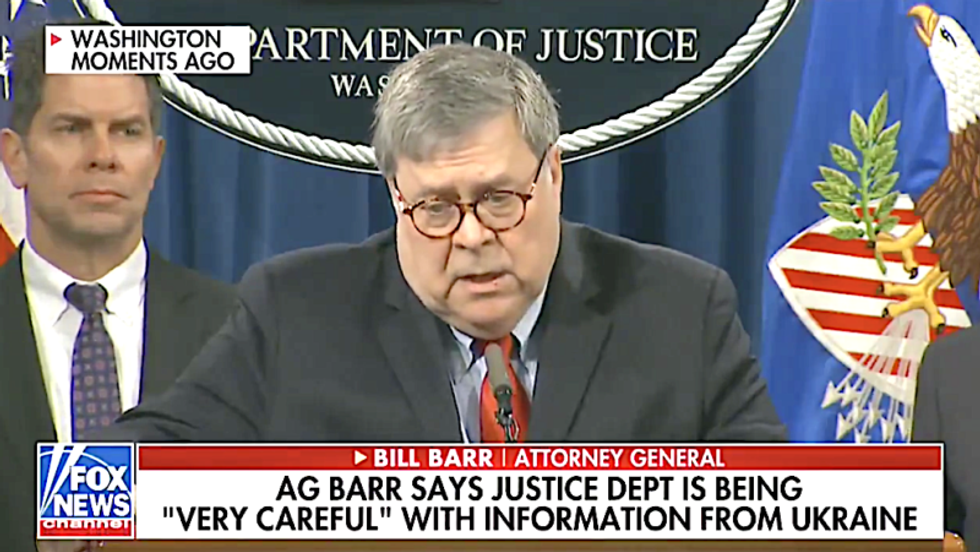 Legal expert perplexed as Bill Barr delivers a ‘very strange’ response to accepting dirt from Rudy Giuliani