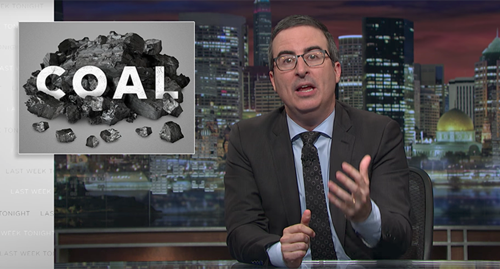 John Oliver crushes Trump's lies to coal miners: 'Stop telling them that their jobs are coming back!'