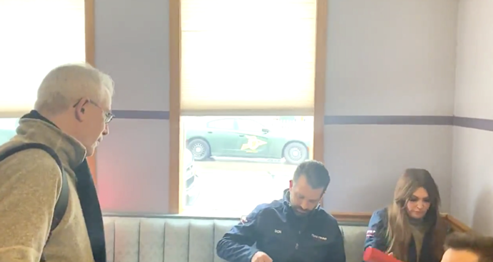 WATCH: Reporter confronts Donald Trump Jr. in New Hampshire over his alleged meeting with Russian emissary
