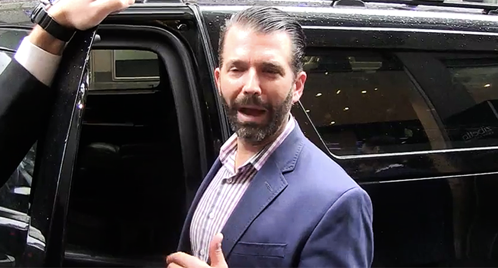 Donald Trump Jr. throws a fit after NPR says not to 'waste our time' on Hunter Biden 'distractions'