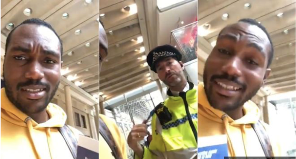 WATCH: Police randomly stop black man and demand he explain his presence