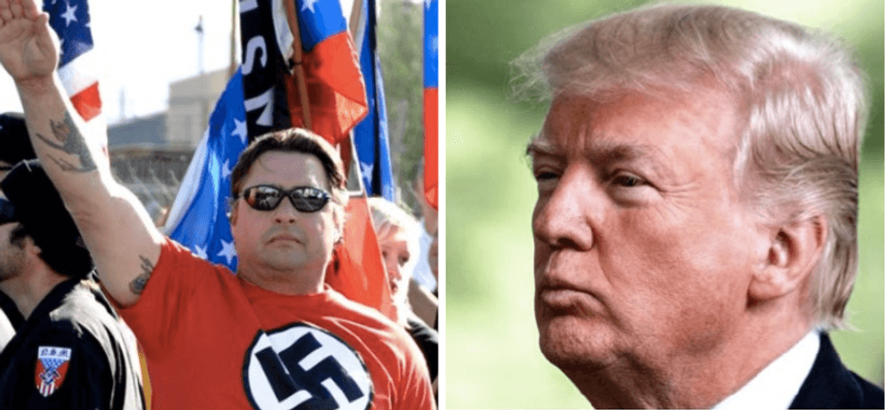 Trump administration cuts funding to group fighting neo-Nazis