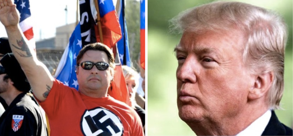 Trump administration cuts funding to group fighting neo-Nazis