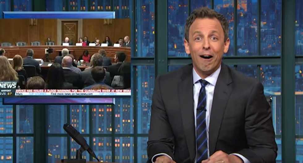Seth Meyers: GOP lawmakers 'act like dicks just to see what sort of lame sh*t Democrats will pull'