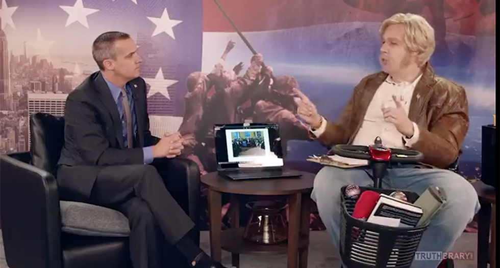 Corey Lewandowski claims Trump doesn't see race in latest 'Who is America?' mockery