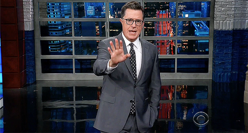 'We're friends with Canada again!': Steve Colbert jokes about ‘less depressing’ news