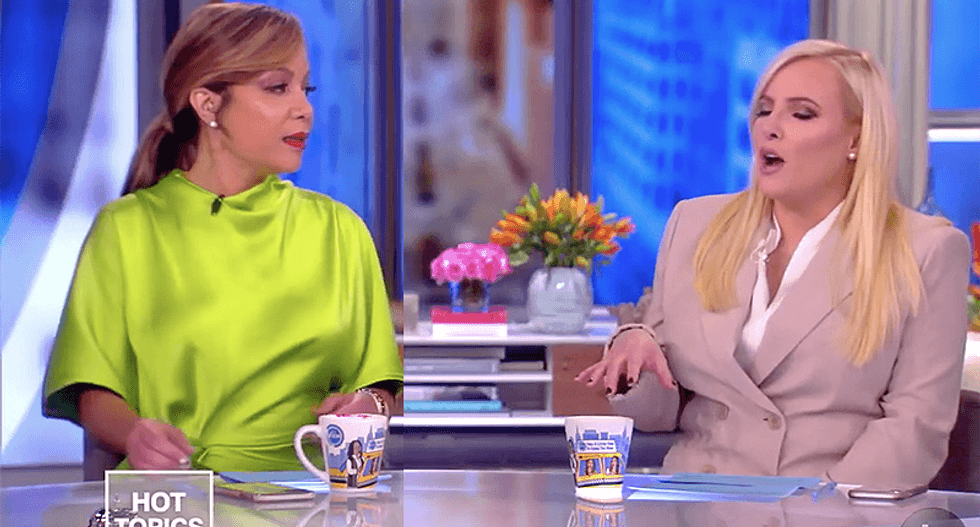 The View's Meghan McCain attacks co-hosts for not talking about Bernie Sanders and Russia -- when reports weren't even out
