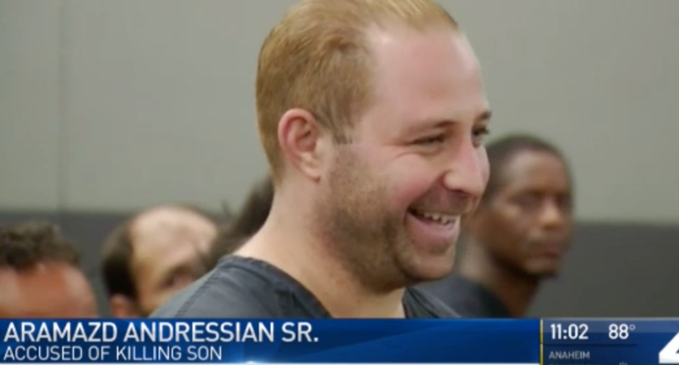 WATCH: California man accused of murdering 5-year-old son laughs and jokes in court