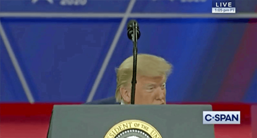 Trump criticized as 'most cowardly tough guy' for Twitterstorm while being rushed to protective underground bunker