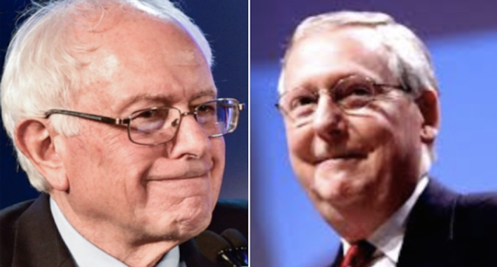 After House passes $15 minimum wage bill, Bernie Sanders demands McConnell let Senate vote