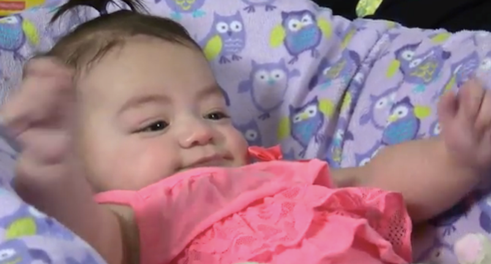 Infant overcomes seizures after becoming youngest patient to take cannabis oil