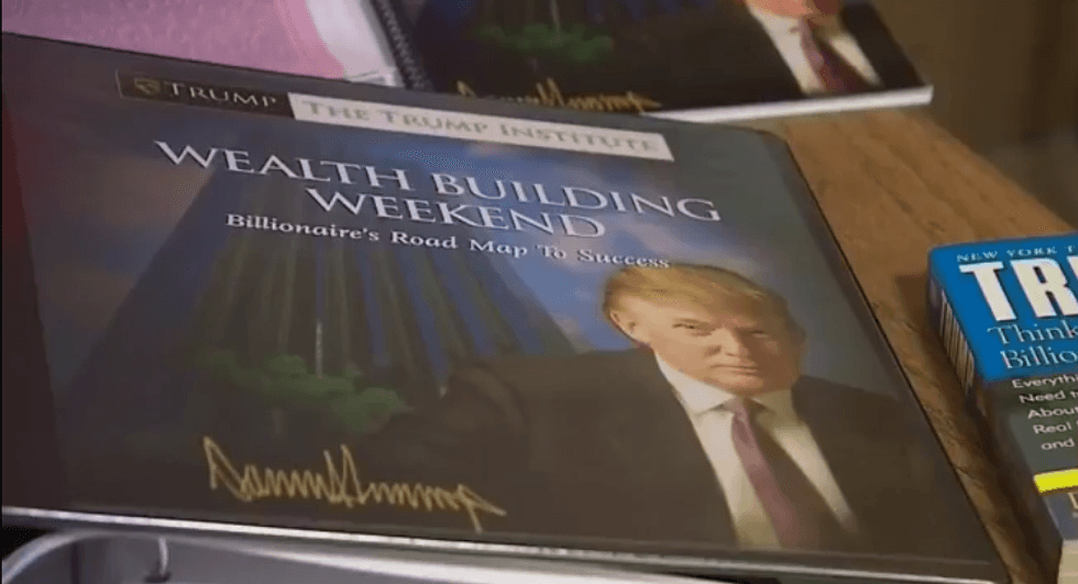 New video shows Trump's plan to defend his sleazy university: Bash unhappy students as lazy losers