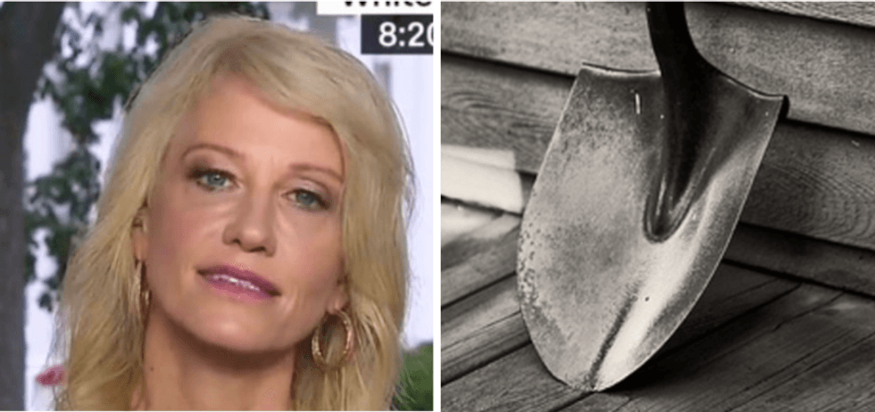 CNN associate producer caught on camera saying Kellyanne Conway 'looks like she got hit with a shovel'