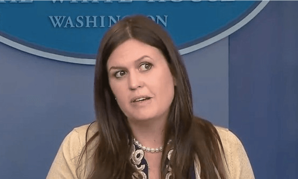 Let’s be very clear: Sarah Sanders lied to Robert Mueller too