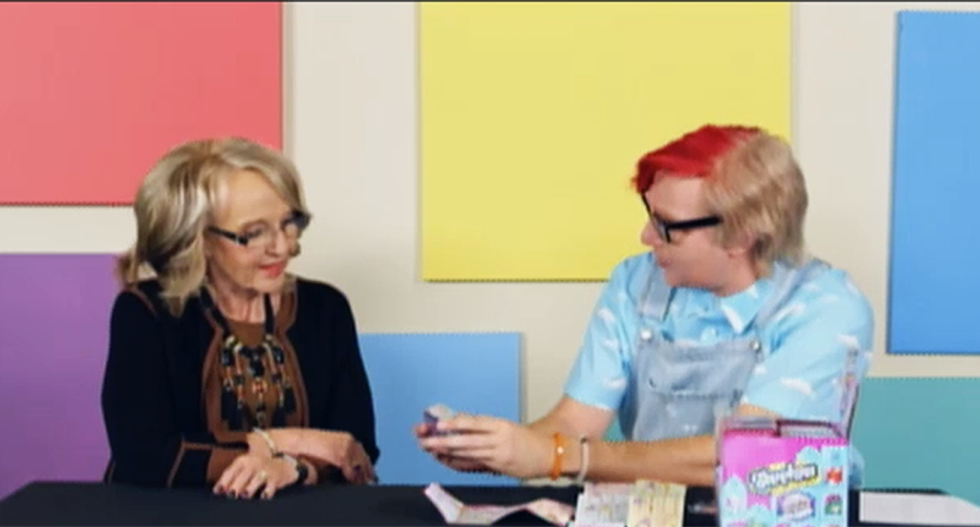 Ex-GOP governor tells a toy with a 3-year-old mentality it can buy a gun -- even if it wants ethnic cleansing