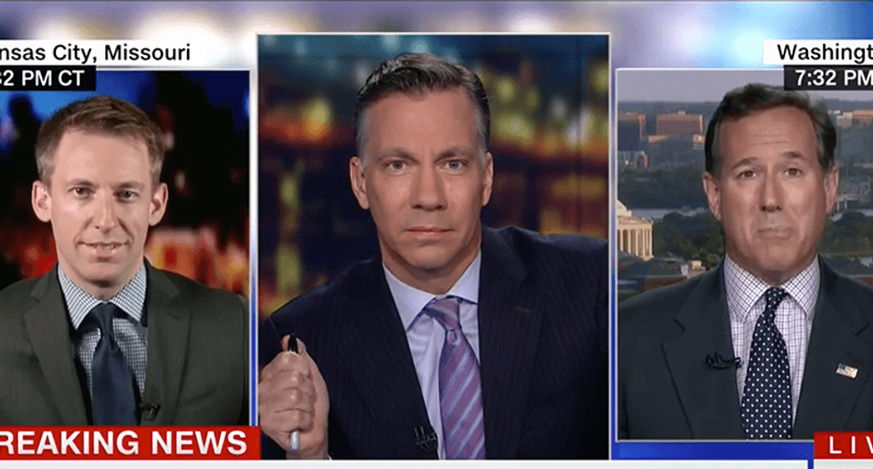 Rick Santorum demands former Secretary of State commit fraud to run a 'sting operation' on 'voter fraud'