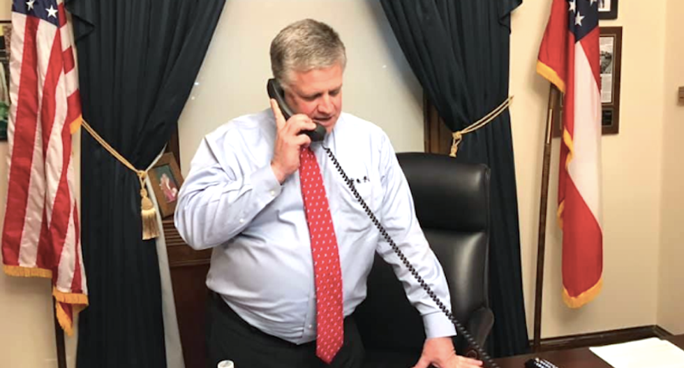 Georgia Republican busted for displaying white supremacist book in congressional office: ‘It enraged me’