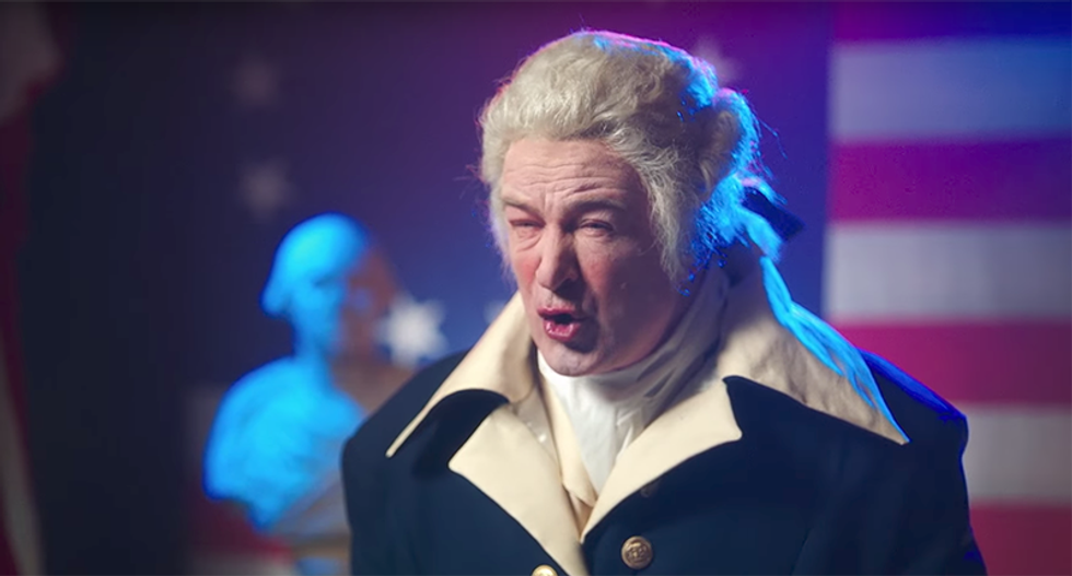 WATCH: Alec Baldwin channels his inner George Washington — with only a dash of Donald Trump