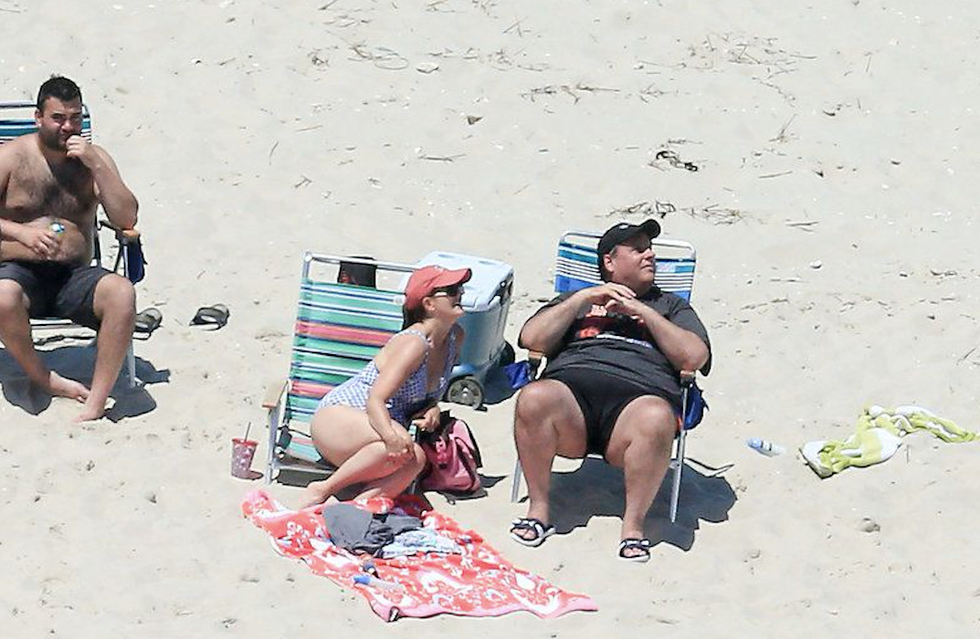 BUSTED: Chris Christie's family caught hogging shutdown-shuttered state park beach all to themselves
