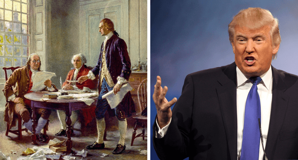 'Calling for a revolution!': Trump fans 'triggered' after NPR tweets out the Declaration of Independence