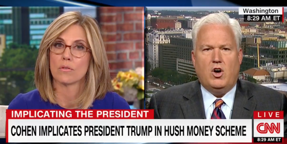Trump defender Matt Schlapp tries to downplay Cohen's crimes -- and gets hammered by CNN's Alisyn Camerota