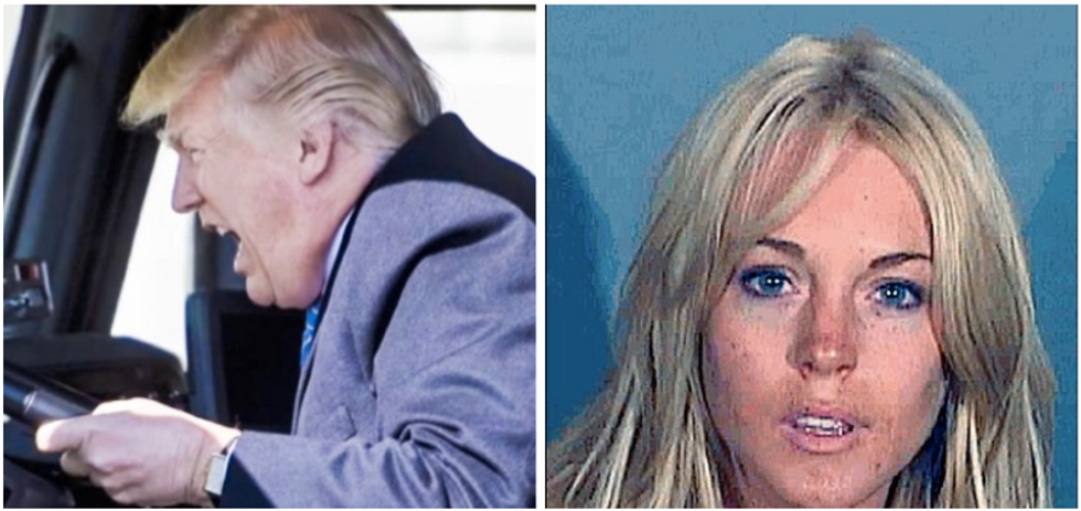 'Oh girl, no': Twitter whips up mockery sh*tstorm when Lindsay Lohan says to stop 'bullying' Trump
