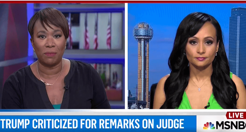 Joy Reid and Lawrence O'Donnell nail Katrina Pierson for attempt to blame media for Trump's racism