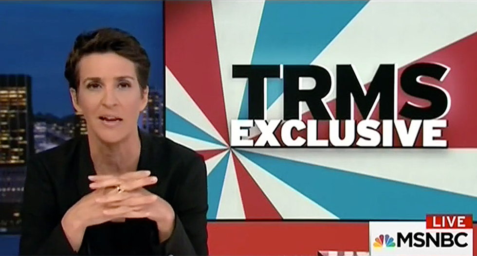 WATCH: Rachel Maddow is convinced someone's shopping 'carefully forged documents' intended 'to discredit news'