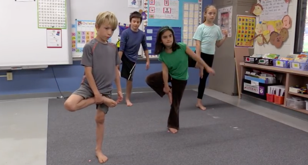 Does 'criss-cross apple sauce' make yoga secular? Opponents of yoga in public schools have a point